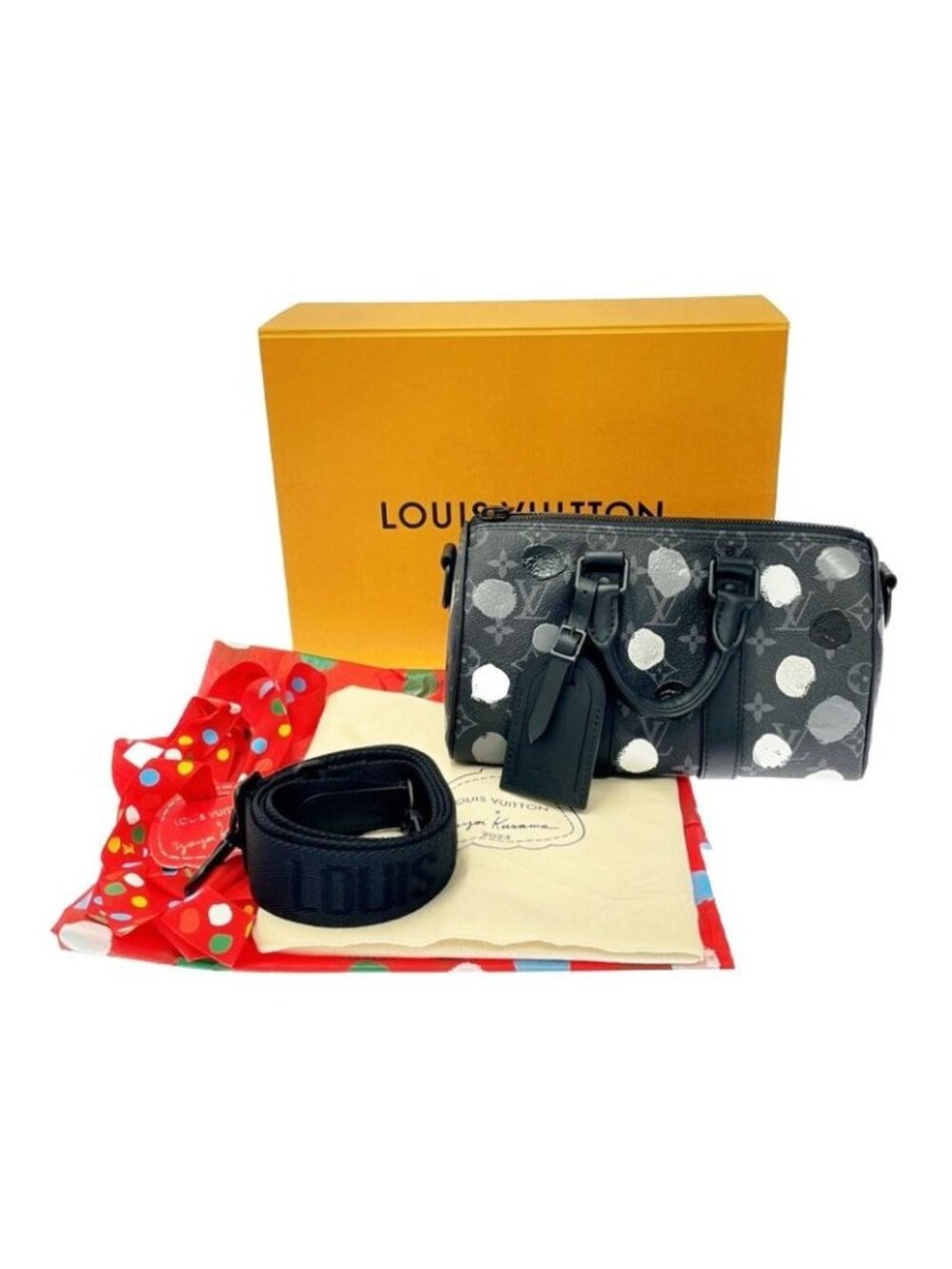 Louis Vuitton Eclipse Yayoi Kusama Keepall Bandouliere 25